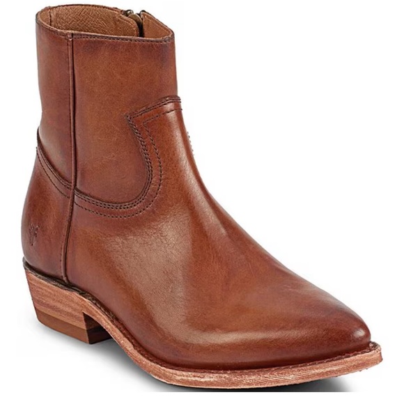 Frye Billy Leather Zip Up Womens Boots Size 9 - Picture 2 of 16